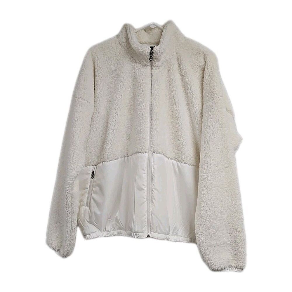 Under Armour UA Teddy Full-Zip Jacket Sweatshirt Pocket Women’s Size XL